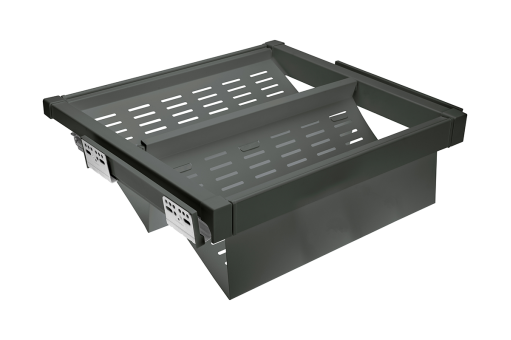 GTV Metalna polica za cipele sa tihim zatvaranjem ELITE 800mm, antracit siva , WG-POBUWM80-60 (WG-POBUWM80-60)