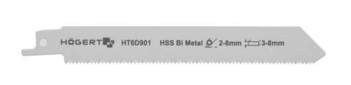 Hogert HT6D901 list sabljaste testere 150 mm 14 tpi za rezanje čelika (HT6D901)