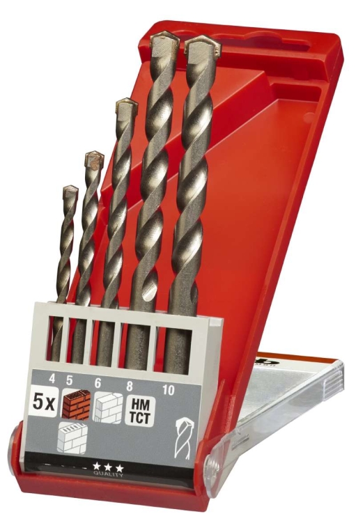  KWB 49038500 HM-TCT set burgija 4-10 5/1 | za kamen, ISO 5468, 4/5/6/8/10 (KWB 49038500)