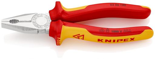 Knipex klešta kombinovana izolovana 1000V VDE 180mm 03 06 180 (03 06 180)