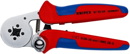 Knipex 97 55 04 SB samopodešavajuća klešta završne čaure 180 mm  (97 55 04 SB)