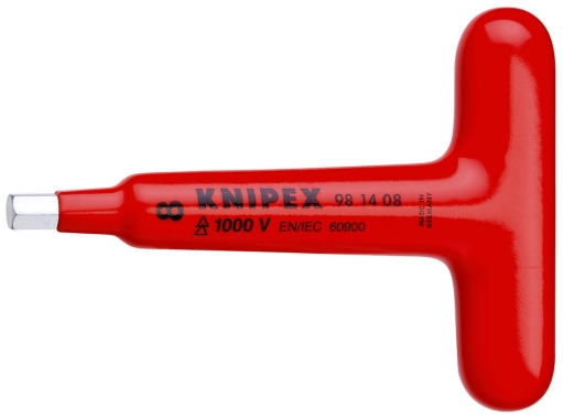Knipex imbus ključ sa T-drškom izolovan 1000V 6mm 98 14 06 (98 14 06)