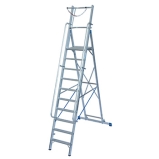 Krause Stabilo stojeće merdevine sa velikom platformom i lancem 10 gazišta 127549