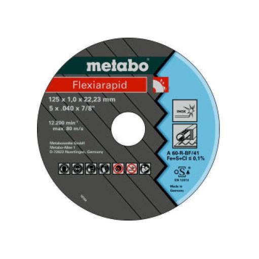 Metabo rezni disk za grubu obradu INOX 125x1.0x22.23 616099000 (MET 616099000)