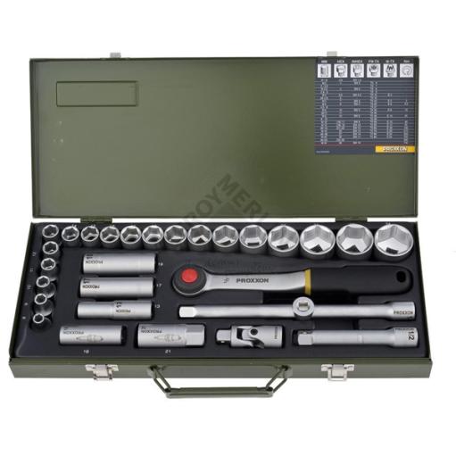 Proxxon Garnitura gedora 1/2”, 8-34 mm (P 23000)