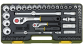Proxxon Komplet nasadnih kljuceva, 1/4“+1/2“ (65-delni )