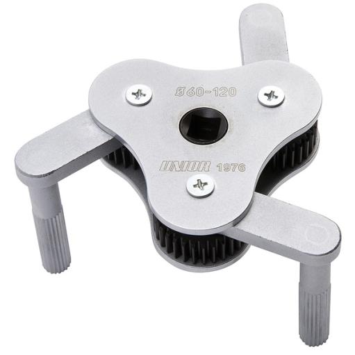 Unior 1976/2 Podešavajući ključ za filter ulja, trokraki, 60, 619257 (UN1976/2 60)