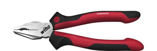 Wiha 26707 kombinovana klešta Professional, DynamicJoint® i OptiGrip sa ekstra dugom reznom ivicom, 180mm (W 26707)