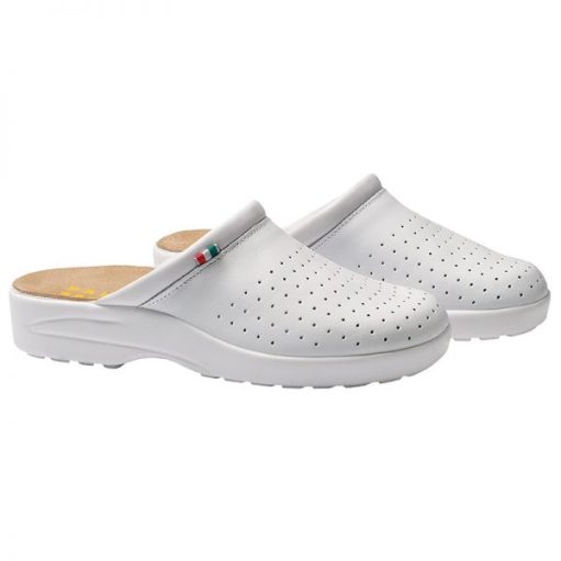 PANDA plitke radne klompe ZUMA L 3001D, ženske, bele boje (OB-P3001D)