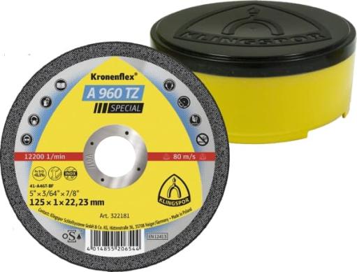 Klingspor A 960 TZ Special Kronenflex® rezna ploča, 322181, 125 mm (KL 322181)