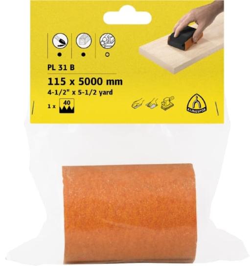 Klingspor PL 31 B D.I.Y. pakovanjima SB - Asortiman, 241821, 115 mm (KL 241821)