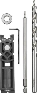 KWB 49758600 šablon za bušenje pod uglom, 5 delova