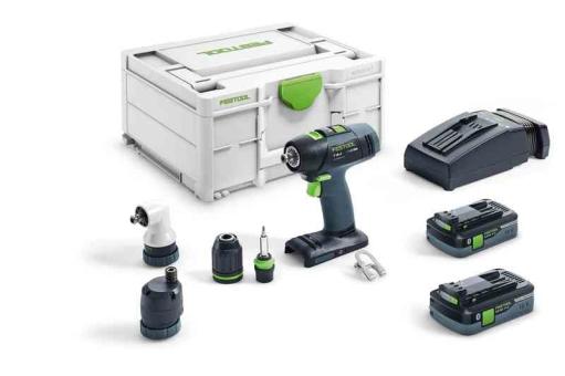 Festool Baterijska bušilica T 18+3 HPC 4,0 I-Set, 576455 (F 576455)